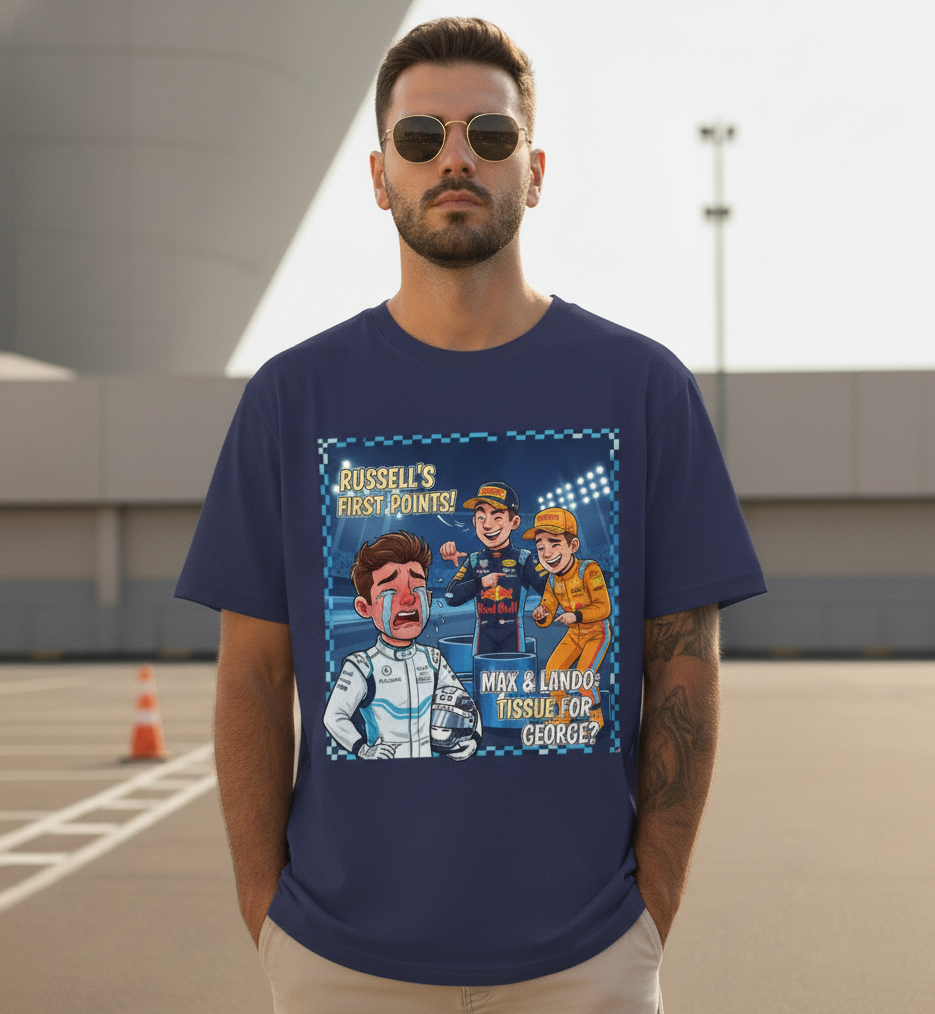 Russell Oversized Tee – Premium Cotton Unisex Classic T-Shirt