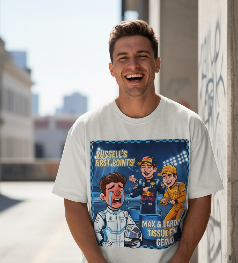 Russell Oversized Tee – Premium Cotton Unisex Classic T-Shirt